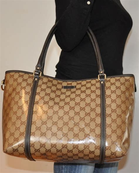 Gucci Original GG Crystal Canvas Joy Tote QFB1CT7W0B006